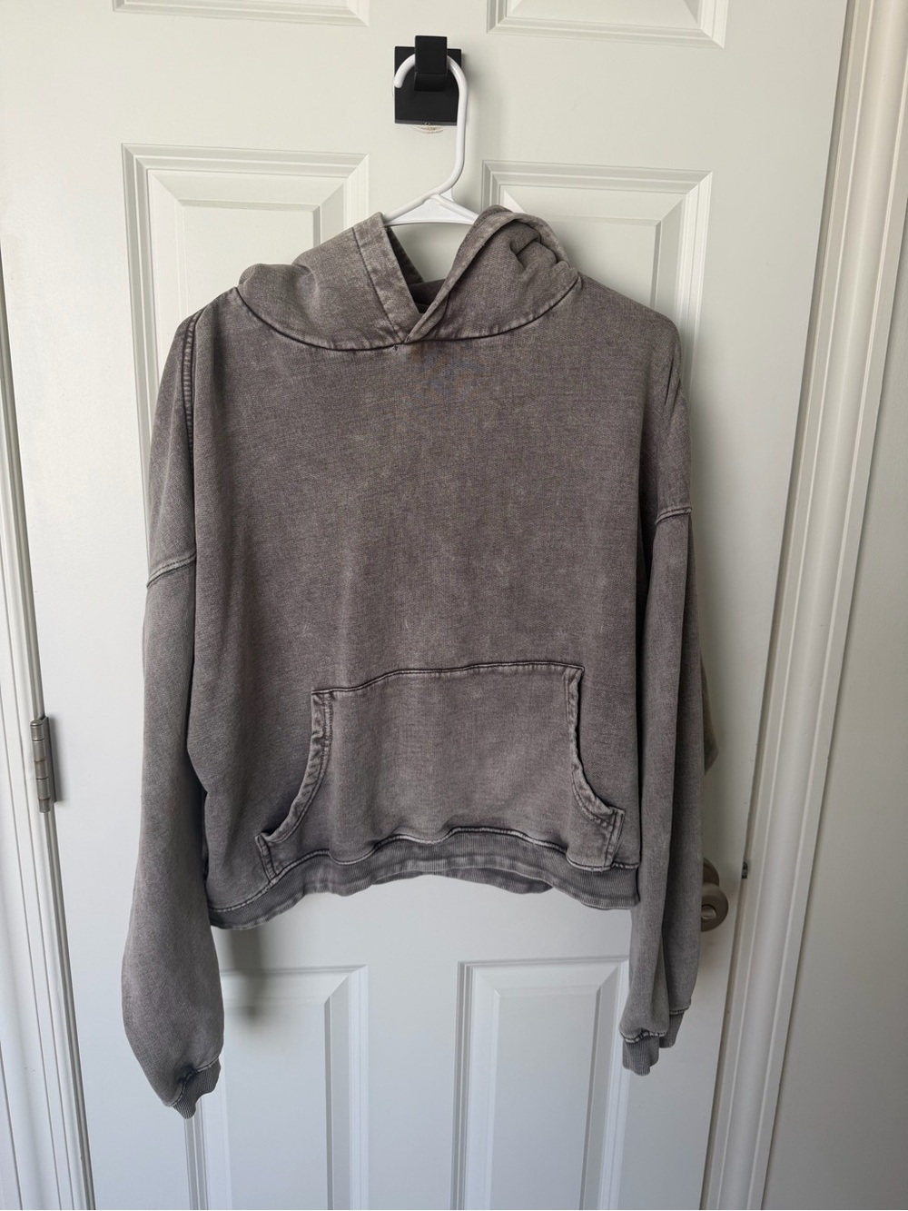 MNML Washed Gray Hooded Sweatshirt